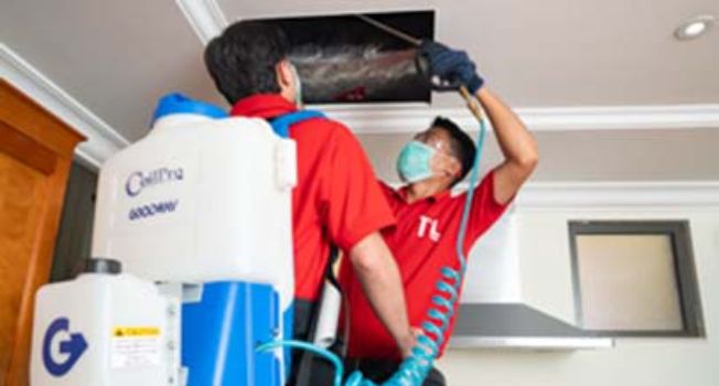 AC duct cleaning in Dubai, UAE by Transguard Living